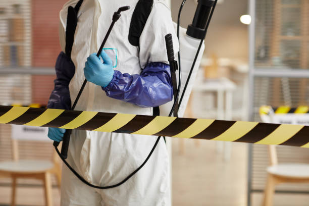 Professional Blood Cleanup technician working in Highlands, CA
